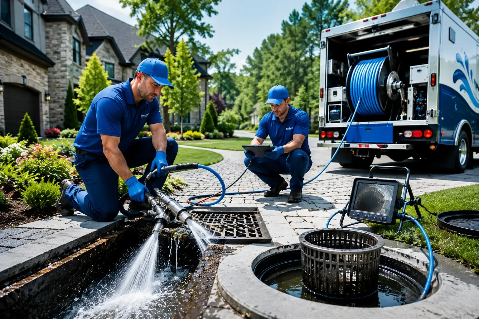 Local outdoor drain cleaning professionals in New Milford, CT